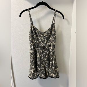 Topshop Paisley Romper